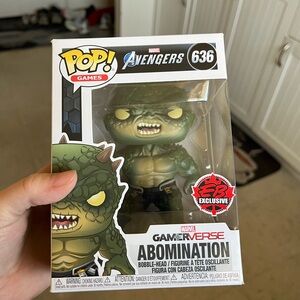 NIB ✨ Marvel Avengers Gameverse Abomination Bobble head Funkopop Figurine #636